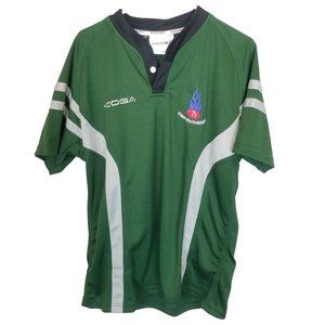 Kooga Mens L Green Short Sleeves Utah Youth Rugby
